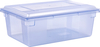 A Picture of product CFS-10627C14 StorPlus™ Color-Coded Polycarbonate Food Storage Container Lids. 26 X 18 in. Blue. 6 each/case.