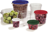 A Picture of product CFS-1077108 StorPlus™ Round Food Storage Container Lids. 2-4 qt. Forest Green. 12 each/case.
