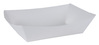 A Picture of product SCH-0554 SCT Food Trays. 2 lbs. 5-27/32 X 3-63/64 X 1-1/2 in. White. 250/sleeve, 4 sleeves/case.