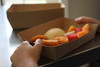 A Picture of product SCH-0598 Southern Champion Kraft Lunch Trays. 8 X 5 X 2 in. Brown. 500/case.