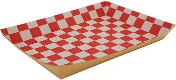 Checkerboard Lunch Trays, 10-1/2 x 7-1/2 x 1-1/2 in, 250/Case.