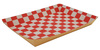 A Picture of product SCH-0590 Checkerboard Lunch Trays, 10-1/2 x 7-1/2 x 1-1/2 in, 250/Case.