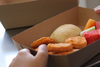 A Picture of product SCH-0598 Southern Champion Kraft Lunch Trays. 8 X 5 X 2 in. Brown. 500/case.