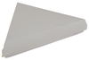 A Picture of product SCH-0718 White Pizza Clamshells, 8-3/16 x 7 x 1-13/16 in, 400/Case.
