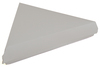 A Picture of product SCH-0719 White Pizza Clamshells, 9-1/4  x 9 x 1-11/16 in, 400/Case.