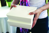 A Picture of product SCH-0771 #1 ChampPak Retro - White, 4-3/8 x 3-1/2 x 2-1/2 in, 450/Case.