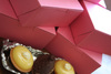 A Picture of product SCH-0826 Pink Non-Window Bakery Boxes, 8 x 5 x 3-1/2 in, 250/Case.
