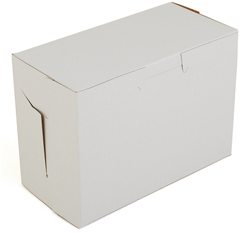 White Non-Window Bakery Boxes, 5-1/2  x 2-3/4 x 4 in, 250/Case.