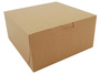 A Picture of product SCH-0941K Kraft Non-Window Bakery Boxes, 8 x 8 x 4 in, 250/Case.
