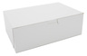 A Picture of product SCH-0950 White Non-Window Bakery Boxes, 9 x 6 x 3 in, 300/Case.