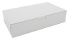 A Picture of product SCH-0967 White Non-Window Bakery Boxes, 10 x 6 x 2-1/4 in, 250/Case.
