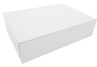 A Picture of product SCH-0983 White Non-Window Bakery Boxes, 12 x 9 x 3 in, 200/Case.