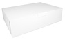 A Picture of product SCH-1035 SCT® Non-Window Bakery Boxes for 1/2 Sheet Cakes. 19 X 14 X 5 in. White. 50/case.
