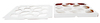 A Picture of product SCH-10018 Cupcake Inserts, 8-7/8 x 8-7/8 x 3/4 in, 200/Case.