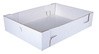 A Picture of product SCH-1177 White Non-Window Bakery Boxes, 19-3/8 x 14-1/16 x 5 in, 50/Case.