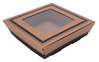 A Picture of product SCH-1180 "Flared Square" Catering Trays, 15 x 15 x 3-3/4 in, 20/Case.