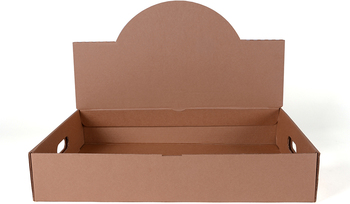 "The Convertible" Catering Box, 21-1/2 x 14-5/8 x 4-1/4 in, 25/Case.