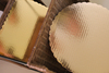 A Picture of product SCH-1645 Cake Pads - Gold, 14.00 x 10.00 in, 100/Case.