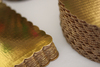 A Picture of product SCH-1647 Cake Pads - Gold, 10.00 x 8.00 in, 200/Case.