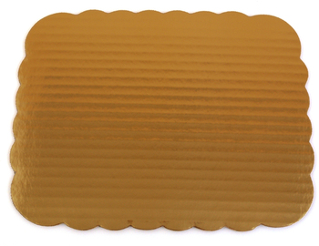 Cake Pads - Gold, 10.00 x 8.00 in, 200/Case.