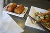 A Picture of product SCH-18620 ChampWare Molded Fiber Square Plates, 6 x 6 in, 500/Case.