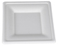 A Picture of product SCH-18620 ChampWare Molded Fiber Square Plates, 6 x 6 in, 500/Case.