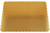 A Picture of product SCH-1660 Cake Pads - Gold, 14.00 x 10.00 in, 50/Case.