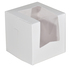 A Picture of product SCH-23033 White Window Bakery Boxes, 4 x 4 x 4 in, 200/Case.