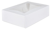 A Picture of product SCH-24263 SCT® Paperboard Window Bakery Boxes. 14 X 10 X 4 in. White. 100/case.