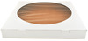A Picture of product SCH-2350 SCT® Paperboard Window Bakery Boxes. 14 X 14 X 1-3/4 in. White. 100 boxes/case.
