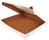 A Picture of product SCH-2350 SCT® Paperboard Window Bakery Boxes. 14 X 14 X 1-3/4 in. White. 100 boxes/case.