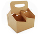 A Picture of product SCH-2788 Southern Champion Tray 4-Cup Drink Carrier with Handle. 7-1/4 X 7 X 9-1/4 in. 250/case.