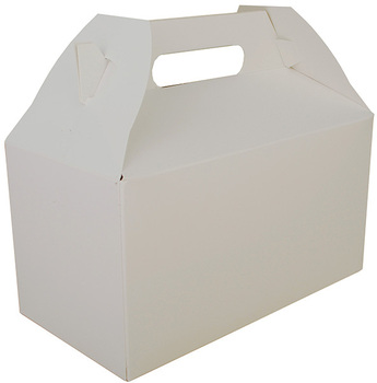 Carry Out Barn Boxes. 9-1/2 X 5.00 X 5.00 in. White. 125/Case.