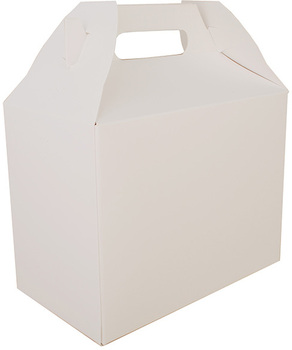 Carry Out Barn Boxes. 8-7/8 X 5.00 X 6-3/4 in. White. 150/Case.