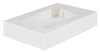 A Picture of product SCH-24343 Window Bakery Boxes. 12 X 8 X 2-1/4 in. White. 200/Case.