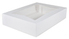 A Picture of product SCH-24433 Window Bakery Boxes. 19 X 14 X 4 in. White. 50/Case.