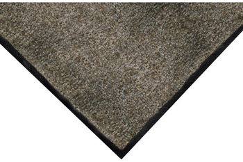 ColorStar Indoor Wiper Mat with Cleated Back. 4 X 6 ft. Suede.
