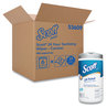 A Picture of product KCC-53609 Scott® 24-Hour Sanitizing Wipes, 4.5 x 8.25, White, 75/Canister, 6 Canisters/Case