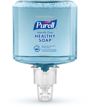 PURELL® Professional CRT HEALTHY SOAP™ Naturally Clean Foam Soap Refill for PURELL® ES6 Touch-Free Soap Dispensers. 1200 mL. Fragrance Free. 2 refills/case.