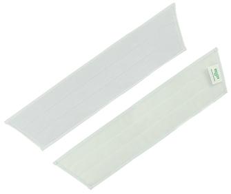 Unger Excella Microfiber Finishing Pads. 20 in. White. 5/Case.