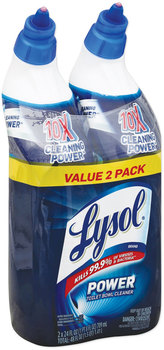 LYSOL® Brand Disinfectant Toilet Bowl Cleaner. 24 oz. Wintergreen. 2 Bottles/Pack.