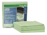 A Picture of product SCA-7005000 Tork Re-usable Microfiber Cleaning Cloths. Green. 48/case.