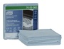A Picture of product SCA-7003000 Tork Re-usable Microfiber Cleaning Cloths. Blue. 48/case.