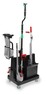 A Picture of product UNG-CLRRK Unger OmniClean Restroom Floor Cleaning Kit, Restroom Floor Cleaning, Color Black/Red, Each