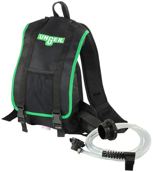 Unger Excella™ Backpack Complete. 5 L. Black and Green.