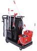 A Picture of product 963-345 RestroomRx Restroom Cleaning Specialist System Complete. 16 qt. Black and Red.