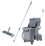 A Picture of product 966-820 SmartColor™ Floor Cleaning Kit.  Includes EZ25G Tele-Pole, SM40G Mop Holder, and COMBG Bucket and Side-Press (30 Liter) System.