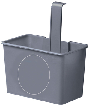 SmartColor™ Side Cleaning Bucket, Bucket Accessories, Color Gray, Material Plastic, Each