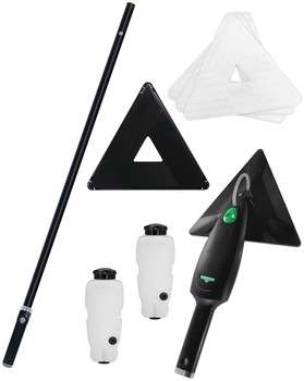 Stingray® Refillable System Kit 5’, Professional Window Cleaning Kit, Size 5', Color Black, Each