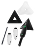 A Picture of product UNG-SRKB3 Stingray® Refillable System Kit 3’, Window & Surface Cleaning Kits, Color Black, Each